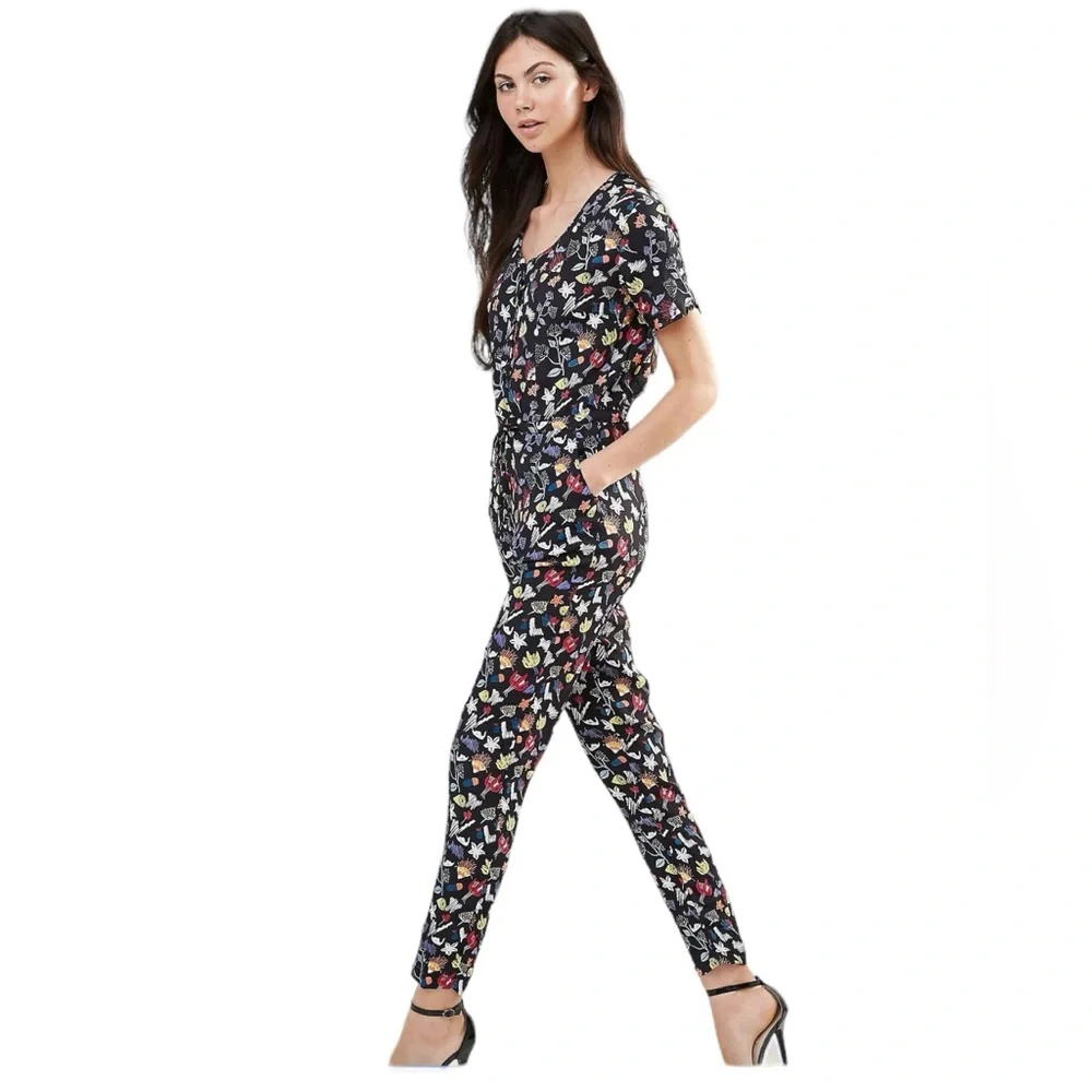 Yumi Scribble Flower Jumpsuit size Xl_2